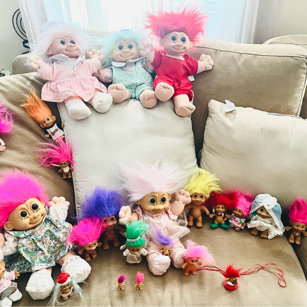 90’s vintage,  Troll Dolls Collection